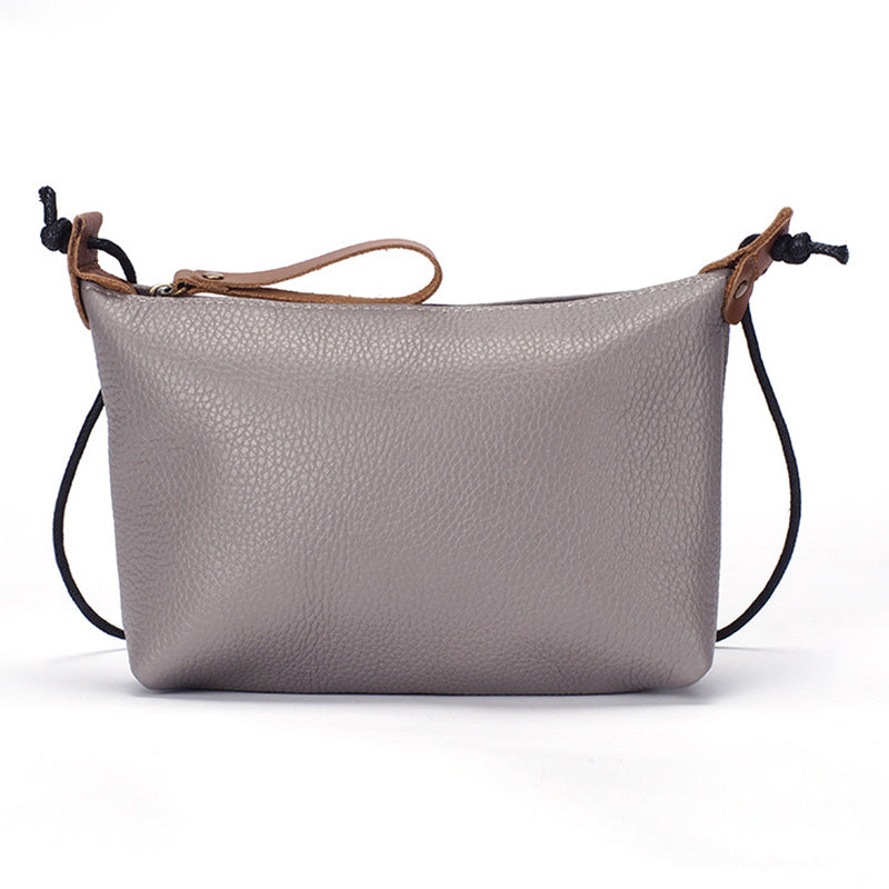 277 Simple Stylish Cowhide Leather Women Crossbody Bag Cosmetic Phone Zipper Carrying Bag 277 Simple Stylish Cowhide Leather Women Crossbody Bag Cosmetic Phone Zipper Carrying Bag